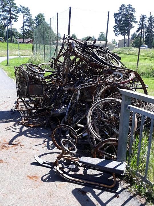Mega-captură norvegiană de mai multe biciclete