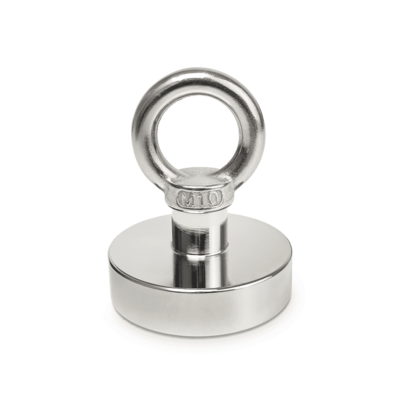 D60L-M10-N38-NI-O Magnet de pescuit – forță 162 kg