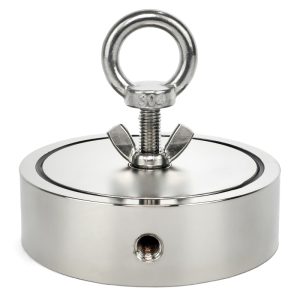 Magnet pescuit cu forță de 1100 kg cu două fețe