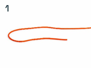 Pasul 1
  (frânghie dublă) - nod unic