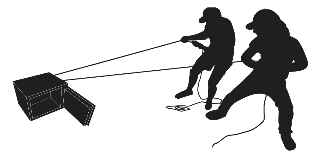 Captură magnet fishing - seif